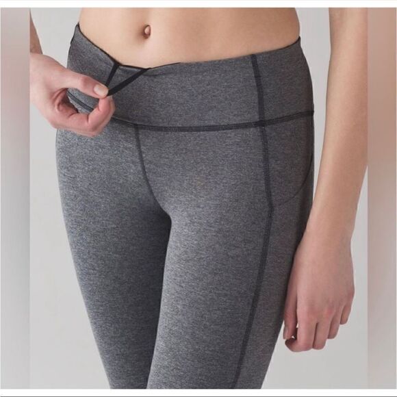 Lululemon Pace Rival Crop Leggings Women Size 6 - Picture 3 of 10